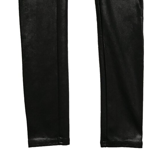 Spanx Faux Leather Leggings Womens Small Black Stretch High Rise Ankle Lot of 2 - Picture 9 of 11